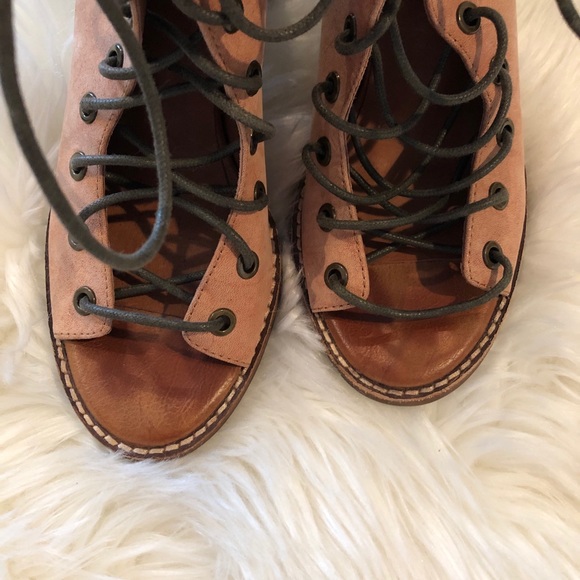 Jeffrey Campbell/Free People Minimal Lace Up Heels - Picture 5 of 16